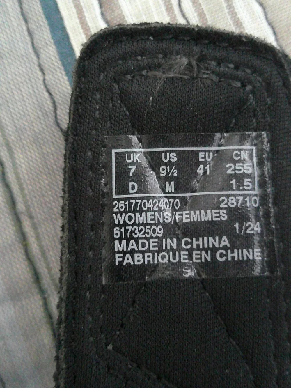 Clarks black slide on sandals with velcro closures New Size Medium 9.5